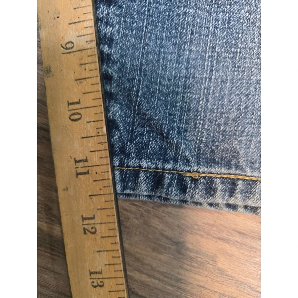 Levis 569 Loose Straight Mens Denim Shorts Med Wash Blue Sz 32 Jorts Y2K skater